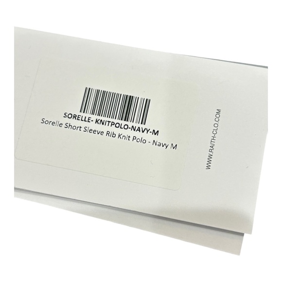 NWT RAITH SORELLE KNIT POLO IN NAVY BLUE SIZE M NEW WITH TAG MEN'S - Picture 4 of 5